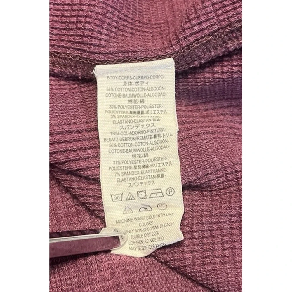 Free People Forever Your Girlfriend Top Womens Small Burgundy Babydoll Oversized